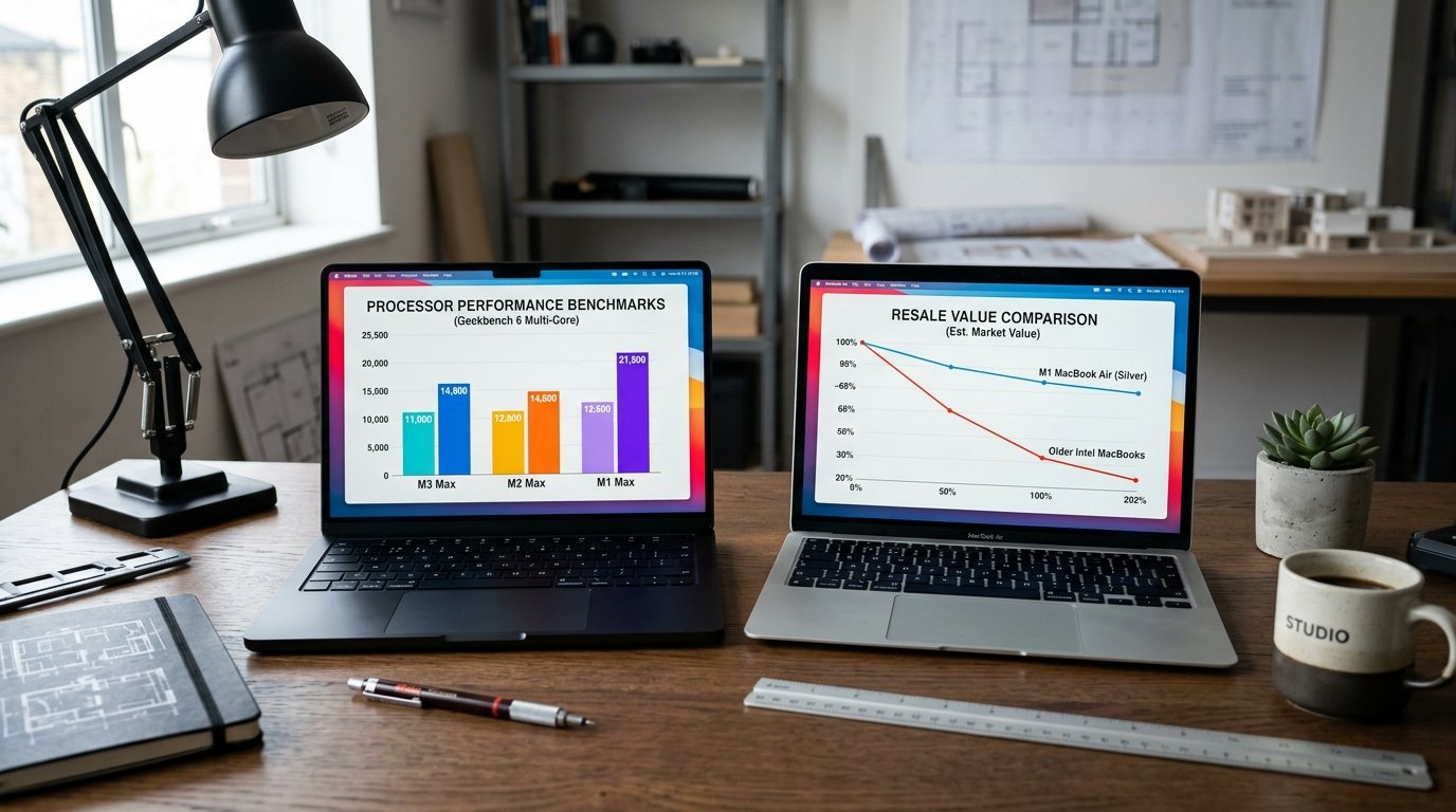 Apple Silicon (M1, M2, M3, M4) vs Intel: Değer Koruma Analizi - İkinci Mac Uzman Değerleme ve Ekspertiz Rehberi